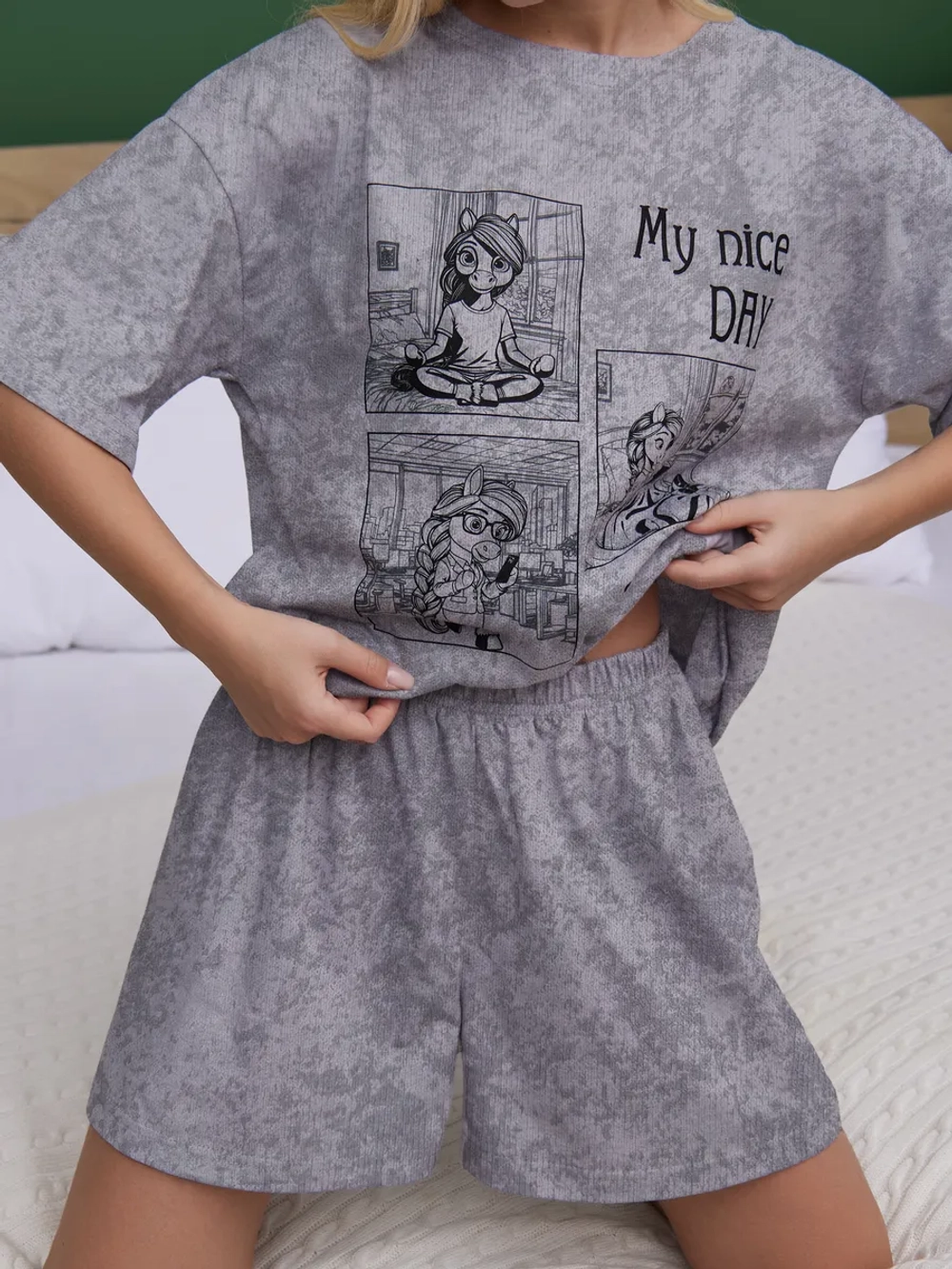 Пижама женская с шортами