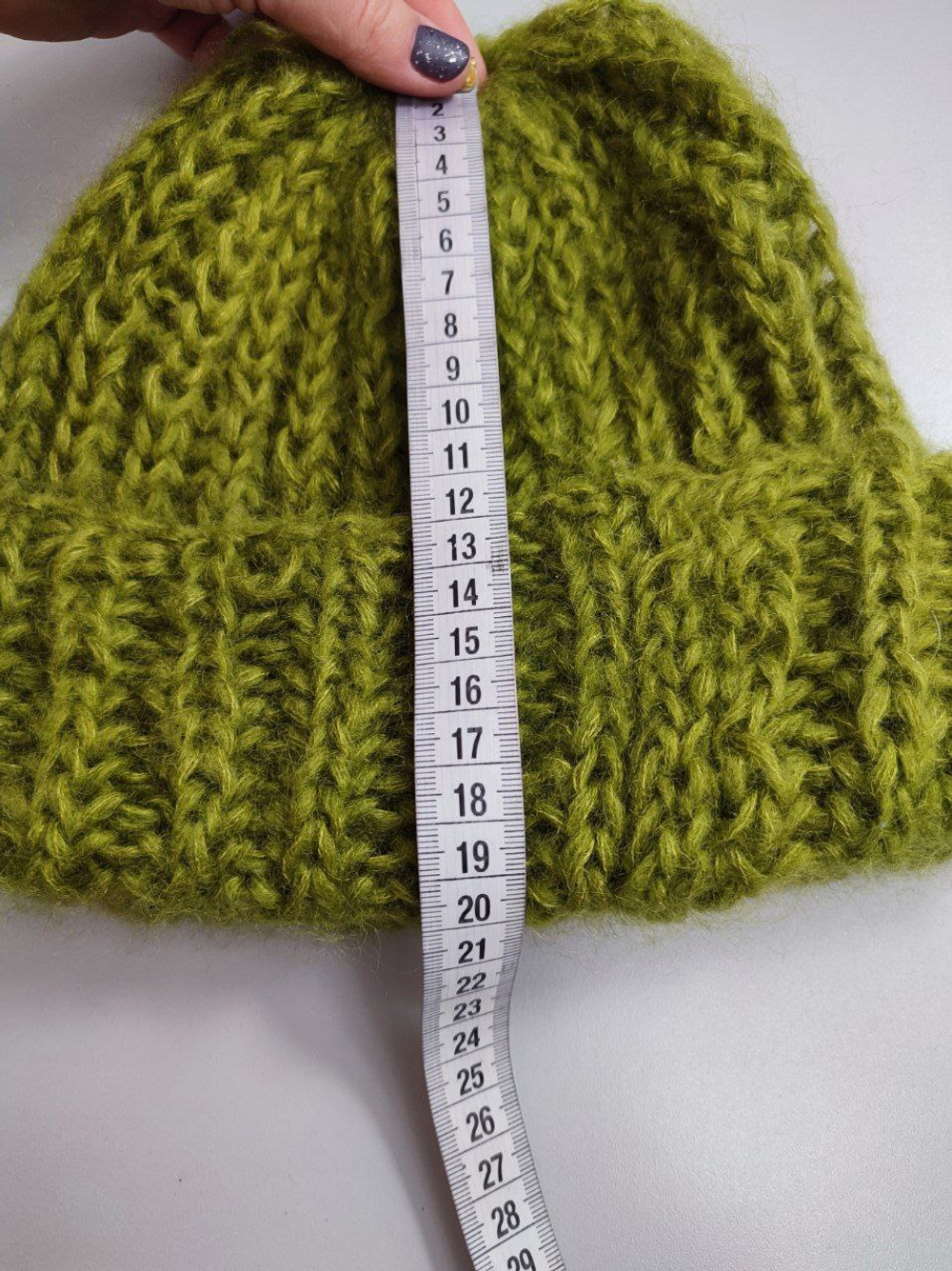 Шапка теплая вязаная