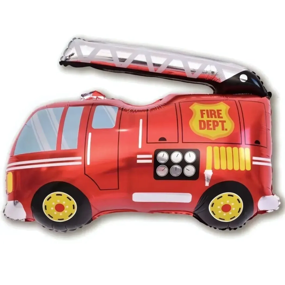 Шар фольгированный «Пожарная машина» 80*87 см
