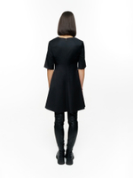 Merino wool blend dress