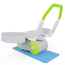 Тренажёр для пресса AB Roller SND-G зеленый с ковриком 34 х 17 x 0.6 cм