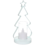 Сувенир с подсветкой «Таинсвенная елочка» 11*22,5 см см, Белый