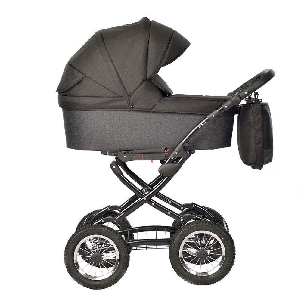 Детская коляска Indigo Barbara 21 Classic 2 в 1 Ba06 черный