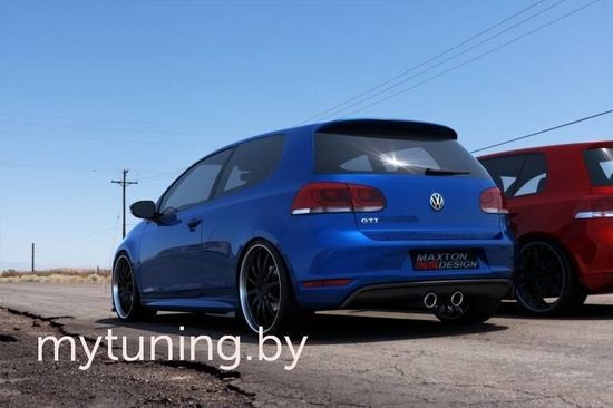 Диффузор заднего бампера R32 LOOK VW Golf 6 GTI