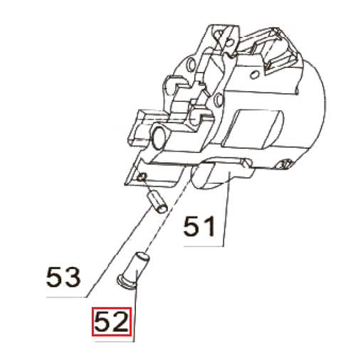 Запчасть №52 для PAG-PC84. Вкладыш ствола