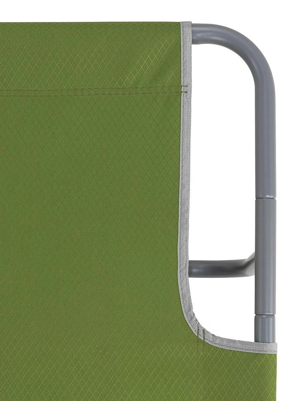 Кровать NISUS походная 120кг (стальная труба д.22) зеленый ромб/серый (T-N-BD630-98828-G)