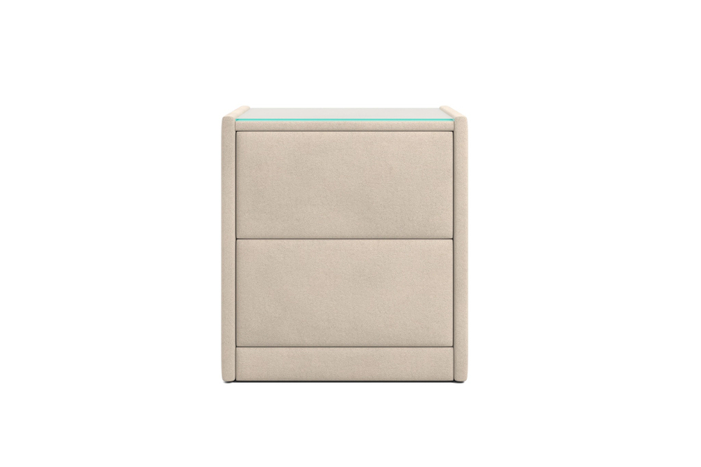 Тумба мягкая "Аризона" Мора бежевый