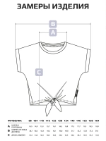 Футболка для девочки на завязках
