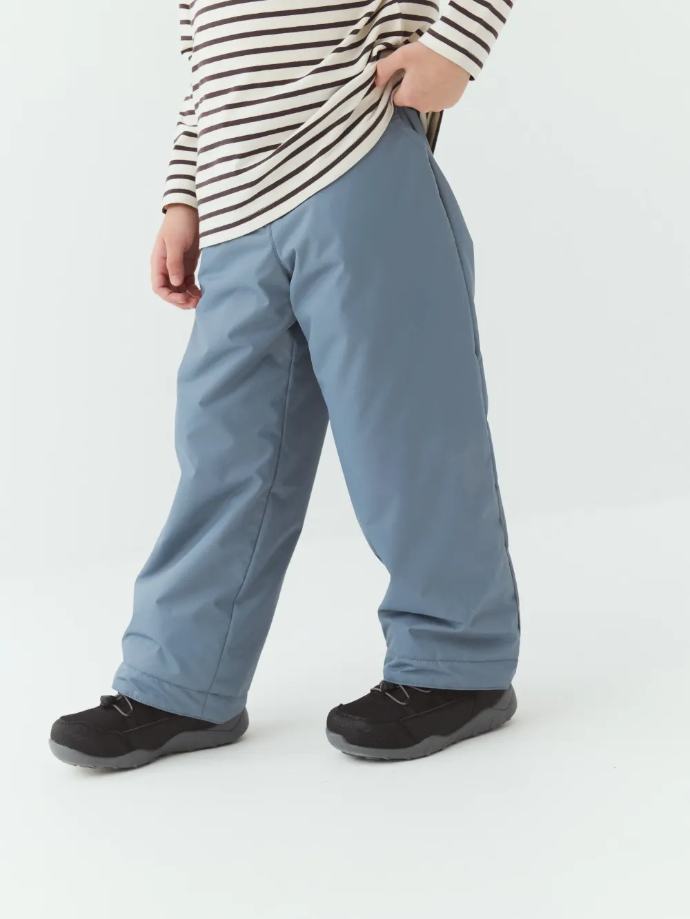 Брюки демисезонные "Темная полынь" с утеплителем