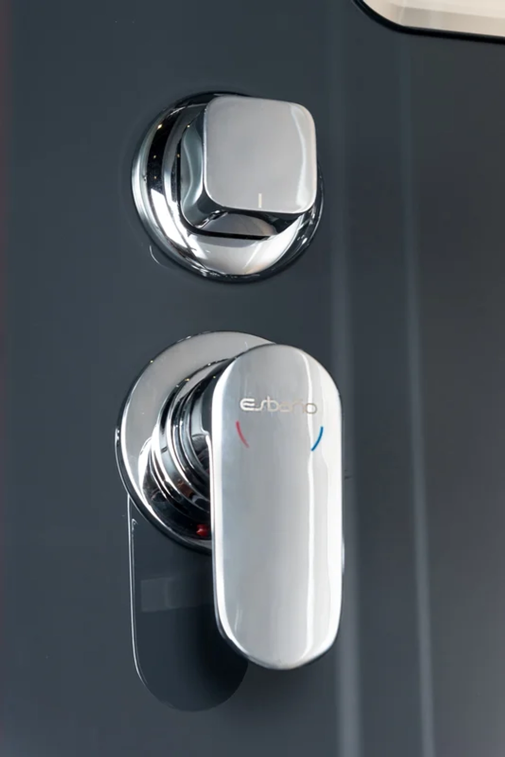 Душевая кабина Esbano (Эсбано) ESG-90CRB, с высоким поддоном, 90х90х210