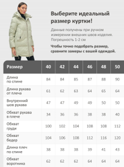 Куртка зимняя женская с капюшоном модная салатового цвета 3193Sl