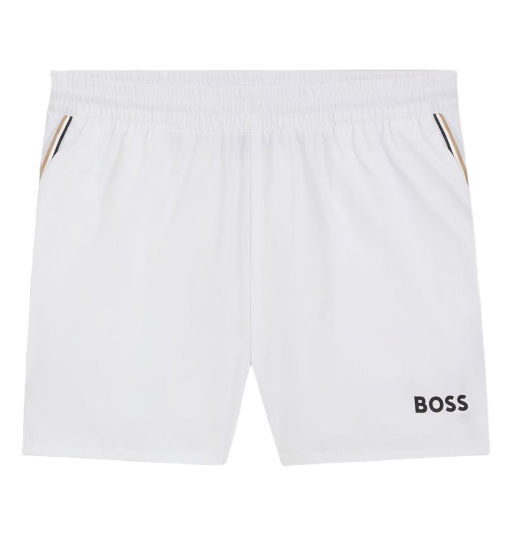 Мужские теннисные шорты BOSS T-Match 5 inch - white