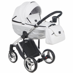 Детская коляска Adamex Chantal Star Collection 2 в 1 STAR105 белый+серебряный
