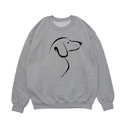 Свитшот "Такса- силуэт"