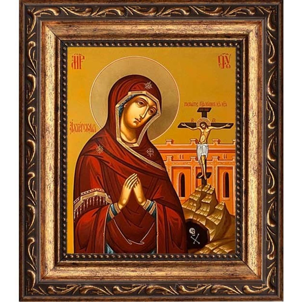 Ахтырская Божья Мать. Икона на холсте.