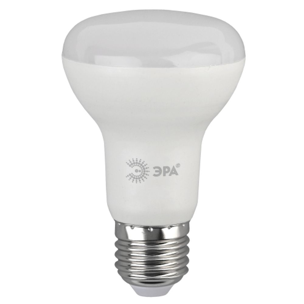 Лампа светодиодная ЭРА STD LED R63-8W-860-E27 8Вт рефлектор холодный дневной свет Е27 | Лампы cветодиодные Рефлектор (R )