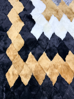 Покрывало меховое ковер из шкуры овчины