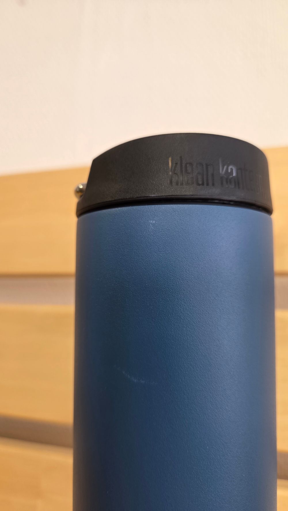 Термокружка Klean Kanteen TKWide Cafe Cap 20oz (592 мл) Real Teal (витринный образец, мелкие потертости)