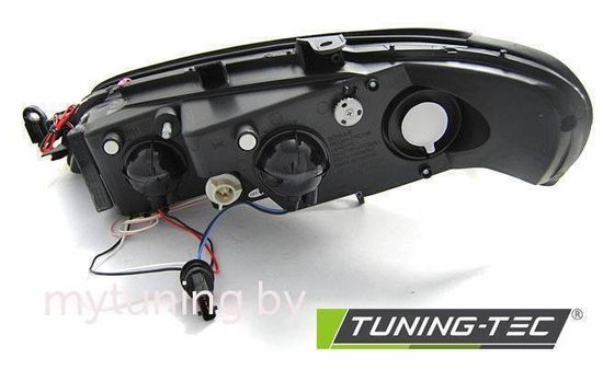 Передние фары Angel Eyes для Opel Vectra B (99-02) CCFL Chrome