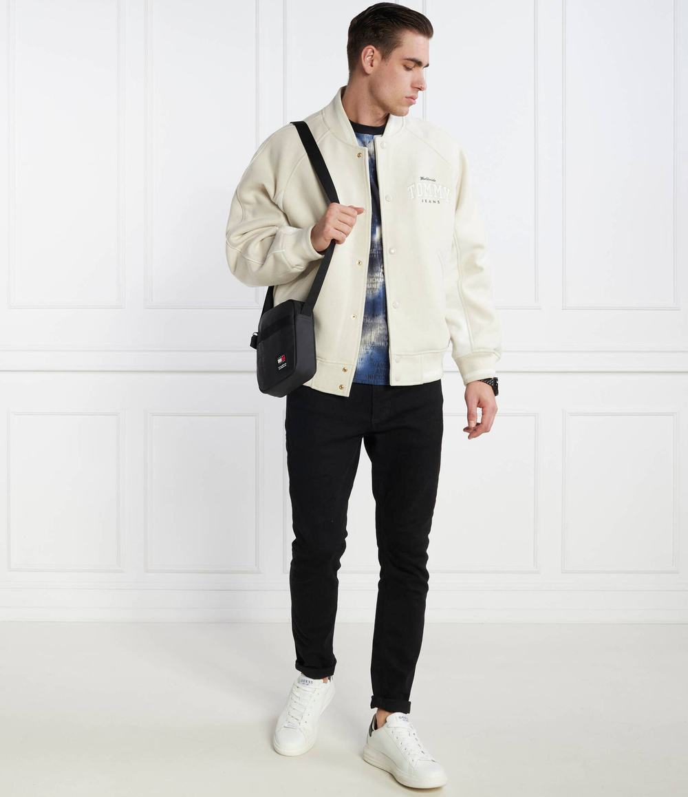 Утепленная куртка бомбер Tommy Jeans - бежевый(DM0DM17884)