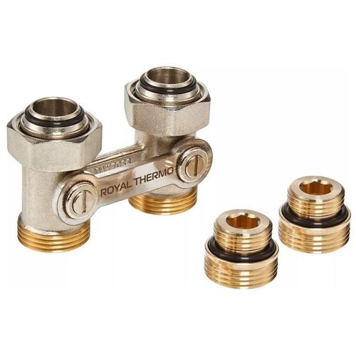 Узел нижнего подключения прямой 1/2"х3/4"EK Royal Thermo