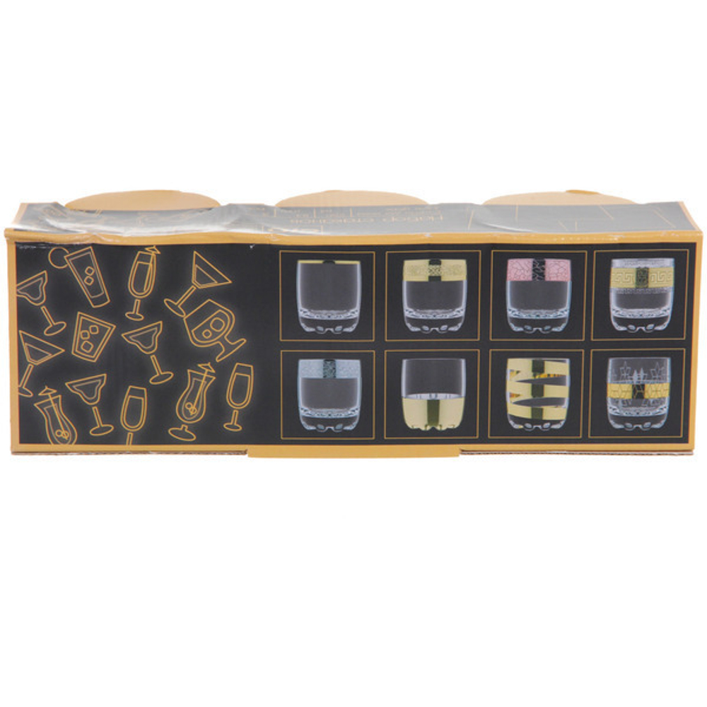 Набор стаканов 3шт, 250мл «Зимняя фантазия» 6 видов