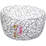 Фруктовница «Brownie» 22*10см паутинка серая