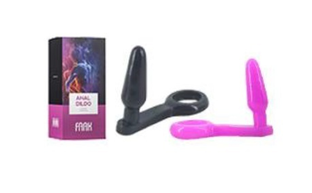 Анальная втулка Faak с эрекционным кольцом черная