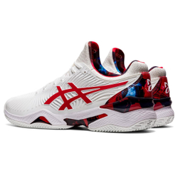 Мужские кроссовки теннисные Asics Court FF Novak Clay L.E. - white/classic red