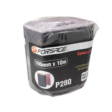 Бумага наждачная на тканевой основе 100ммх10м в рулоне (P280) Forsage F-FB4280C