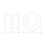 Подсветка для лестниц и дорожек MRL LED 1108 белый