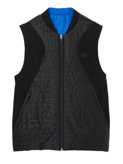 Мужская теннисная жилетка Lacoste SPORT Padded And Reversible Vest Jacket - черный