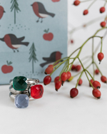 Серьги Qudo Firenze emerald 300093 G/S