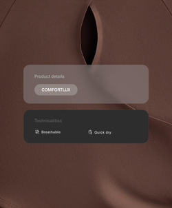 Oysho Лонгслив Comfortlux, коричневый