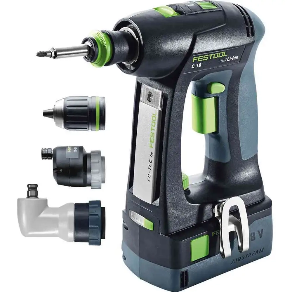 Аккумуляторная дрель-шуруповёрт C 18 Li 5,2-Set FESTOOL 575672