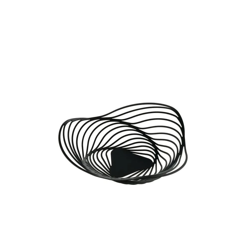 Alessi Корзина для фруктов Trinity черная