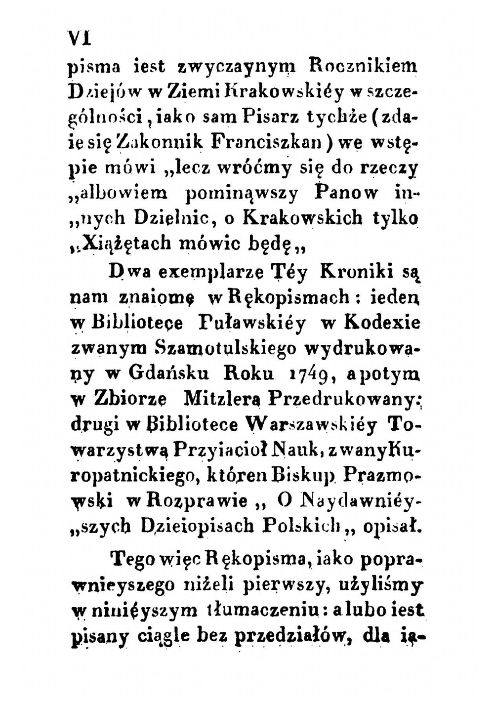 Kronika Polska, Przez Dziersw W Kocu Wieku Xii. Napisana | Dzierswa