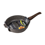 Сковорода алюминий, 28 см, антиприг, Мечта, Премиум, мокко, 028902, съем руч