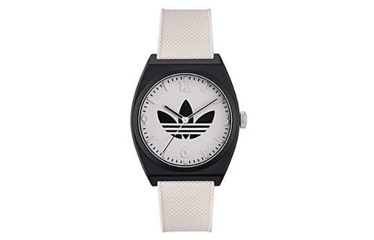 Adidas Originals Wrist Watch Quartz Movement Resin Strap 38mm White Dial Unisex 50m Water Resistant