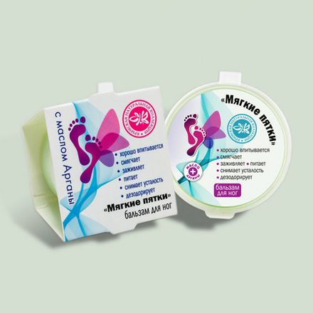 "Мягкие пятки" бальзам для ног с маслом арганы