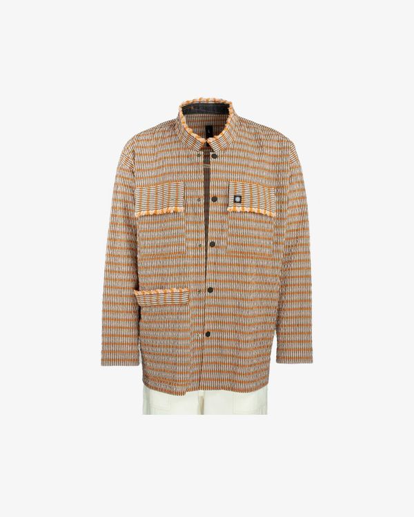 Рубашка R5 Клетка оранжевая - фото 1