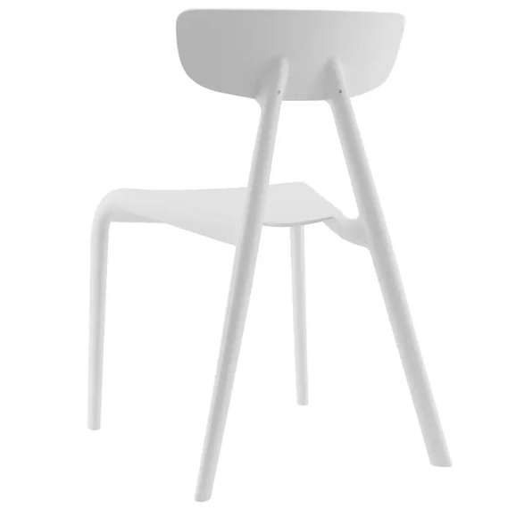 Белый пластиковый стул Tilt | Купить в Hallberg.ru