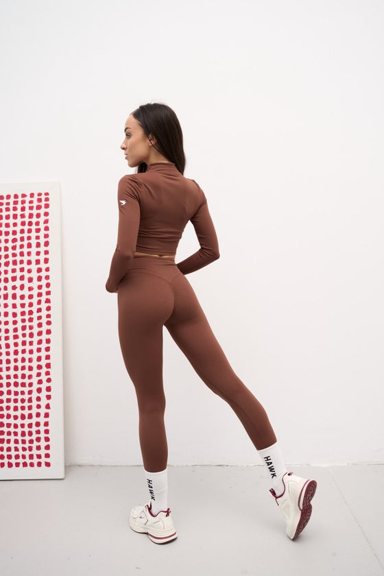 ЛЕГГИНСЫ SLIGHT (коричневый)