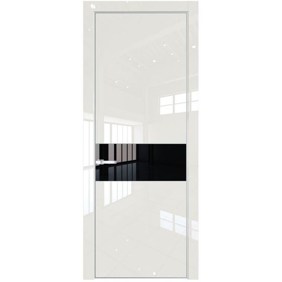 Profil Doors 17LA магнолия люкс профиль серебро стекло чёрный лак