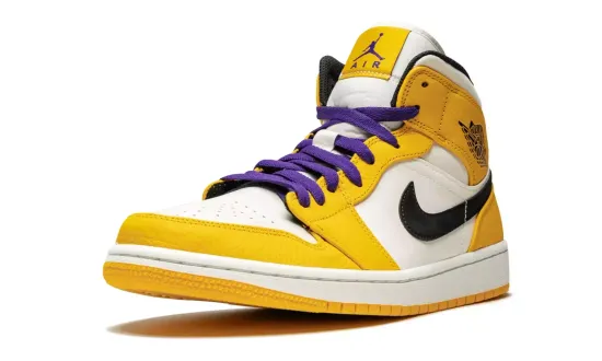 Кроссовки Nike Air Jordan 1 Mid SE "Lakers"