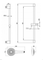 Душевой гарнитур Villeroy&Boch Embrace TVS1086000161 Хром