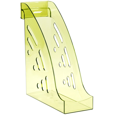 Лоток вертикальный СТАММ "Эксперт" тонированный, лайм