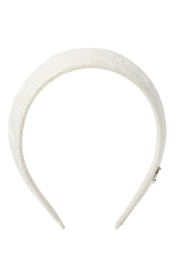 Кокошник из белого жаккарда