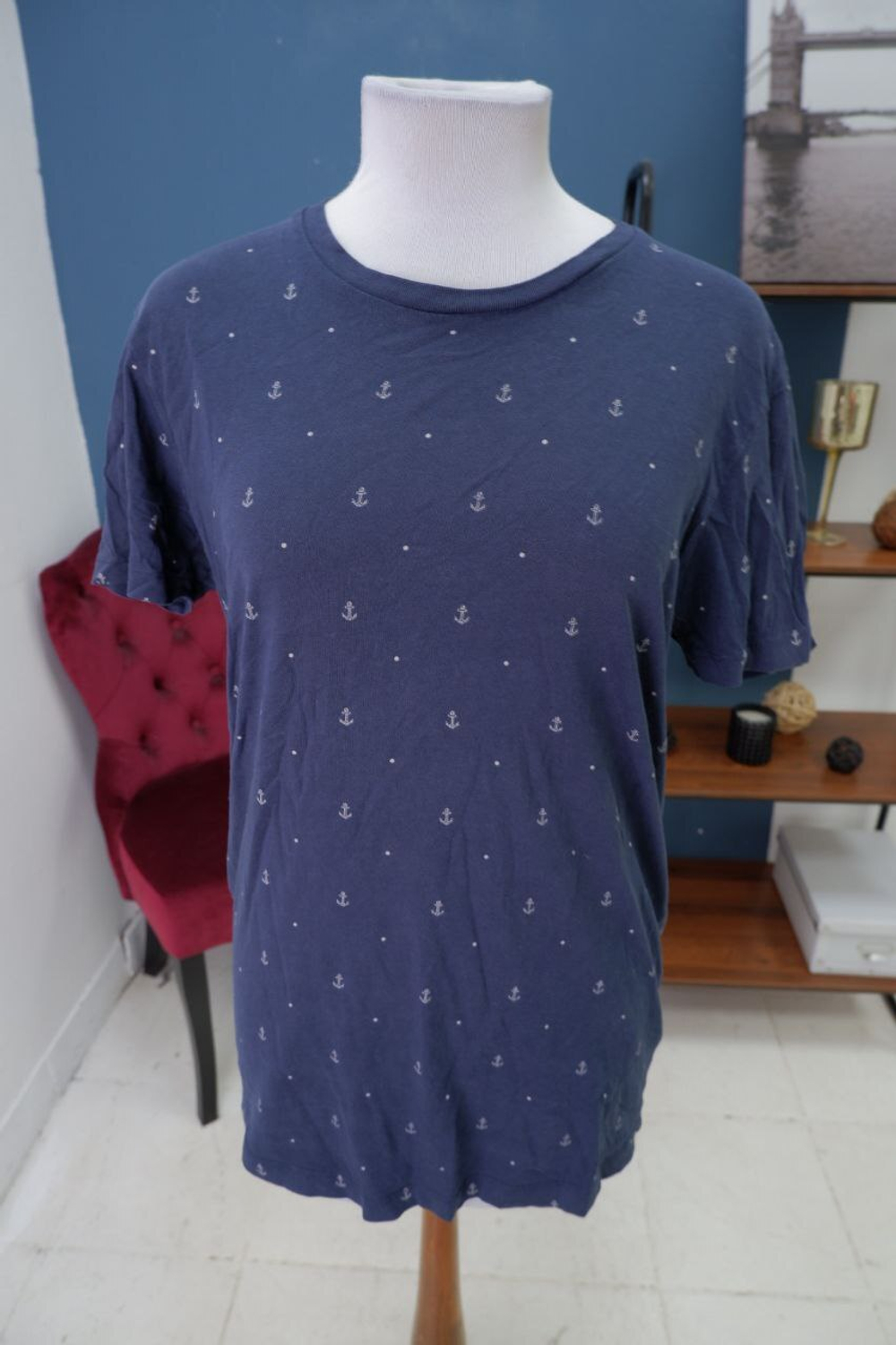 Футболка Fishbone с принтом 46 размер