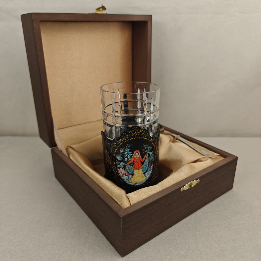 Чайный набор "Снегурочка" (Ручная роспись Палех)